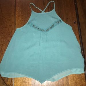 Blue tank top